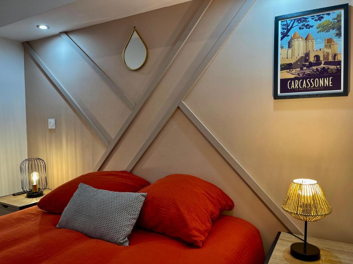 Rooftop N°38 - Rooms Et Studios - Vue Cite Medievale Carcassonne Bagian luar foto
